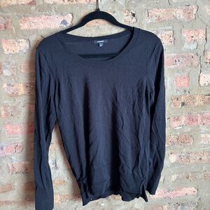 Premise Black Long Sleeve Women's Top